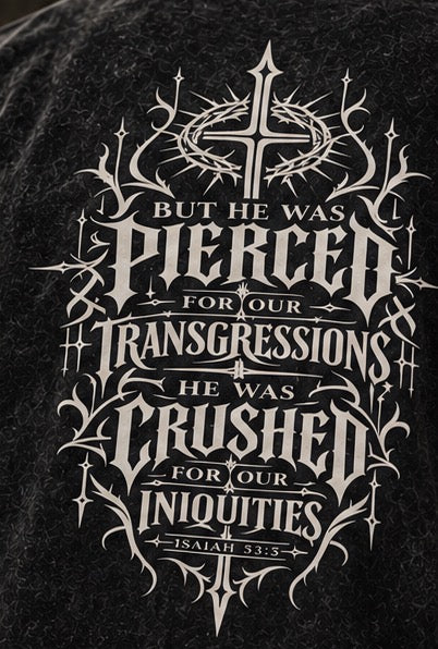 Temple Forged “Pierced For Our Transgressions” Vintage Wash Tee