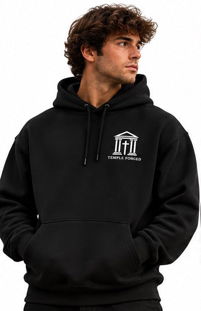 Temple Forged “By His Wounds” Isaiah 53:5 Graphic Hoodie