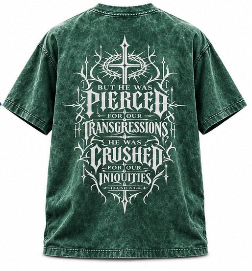 Temple Forged “Pierced For Our Transgressions” Vintage Wash Tee