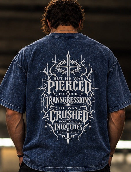 Temple Forged “Pierced For Our Transgressions” Vintage Wash Tee