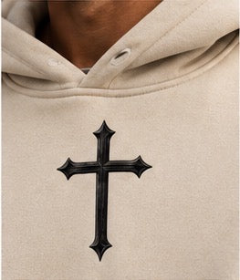 Temple Forged “God’s Temple” Snow Wash Oversized Hoodie