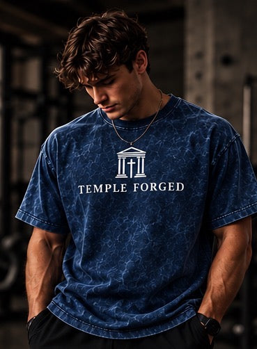 Temple Forged “Refined Cross” Vintage Wash Tee