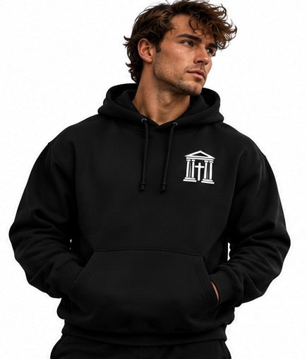 “John 19:30 It Is Finished”Heavyweight Pullover Hoodie